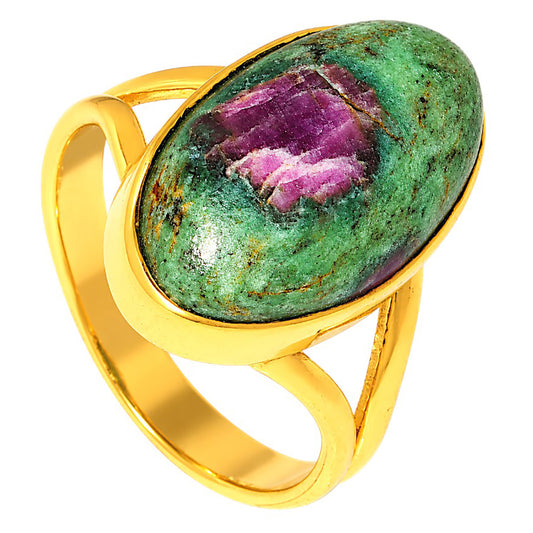Ruby-Zoisite Ring size-10 RM-1002 TR01520