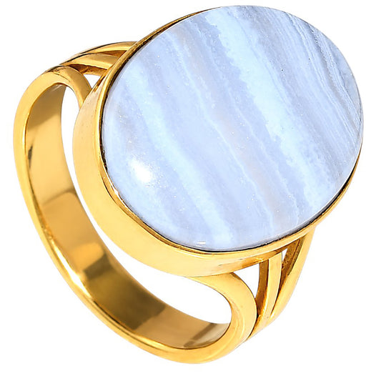 Blue Lace Agate Ring size-10 RM-1003 TR01602