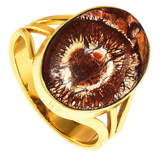 Mexican Bird Eye Ring size-9 RM-1003 TR01641