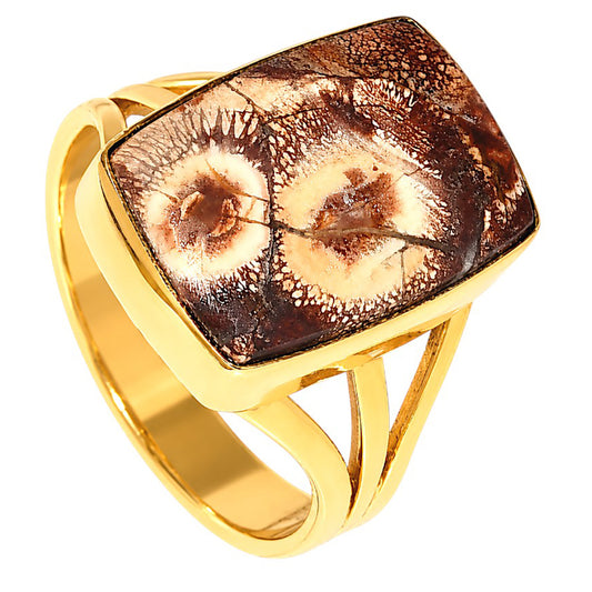 Mexican Bird Eye Ring size-10 RM-1003 TR01645