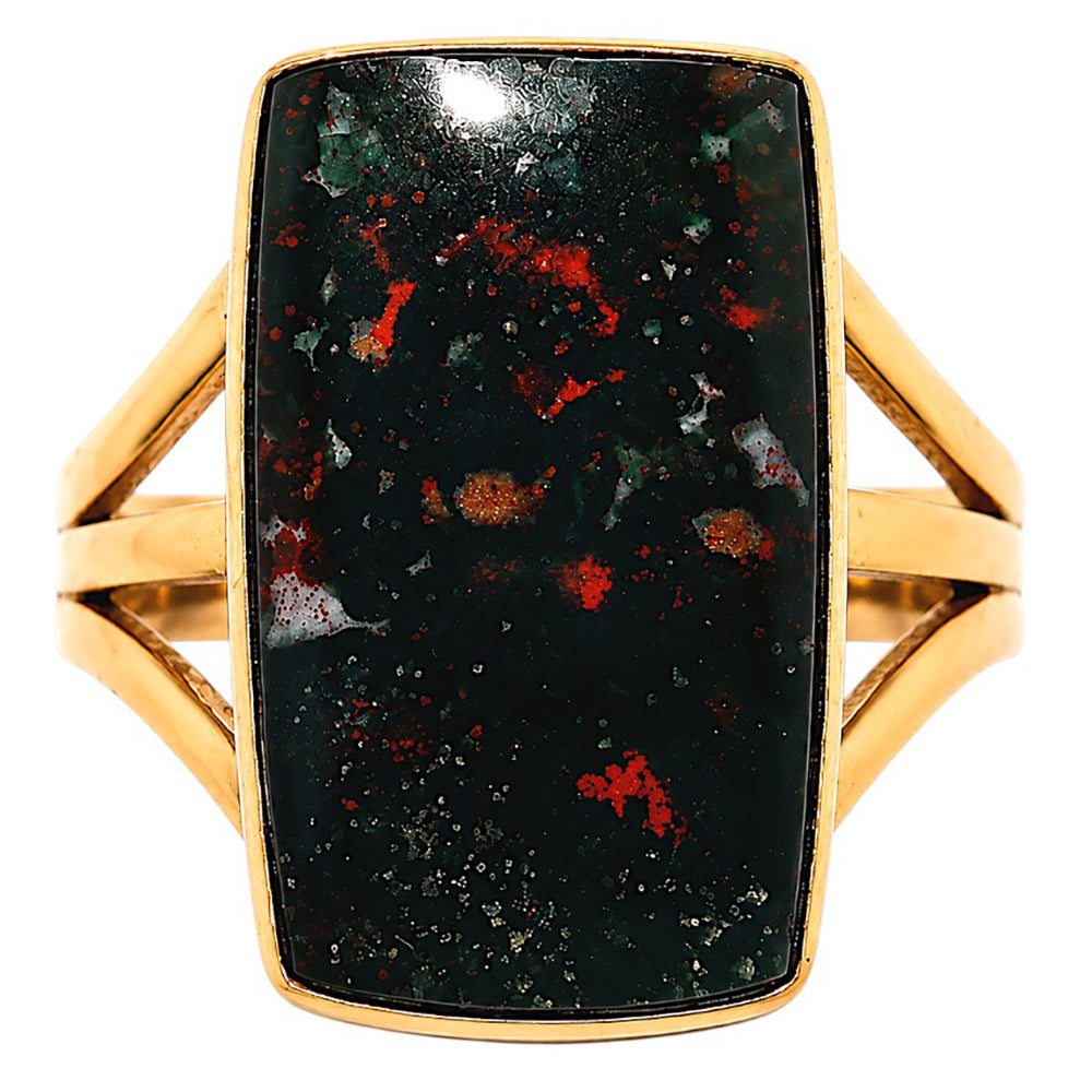 Blood Stone Ring size-8.5 RM-1003 TR01654