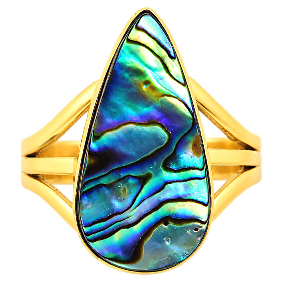 Abalone Shell Ring size-8 RM-1003 TR01664