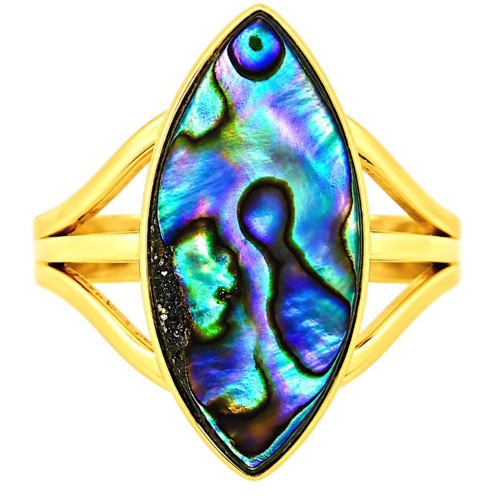 Abalone Shell Ring size-10 RM-1003 TR01669