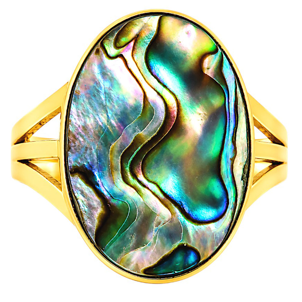 Abalone Shell Ring size-10 RM-1003 TR01670