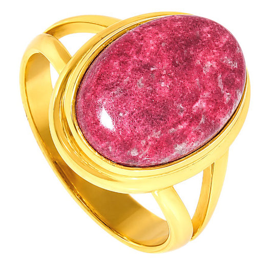 Pink Thulite Ring size-6 RM-1008 TR01681