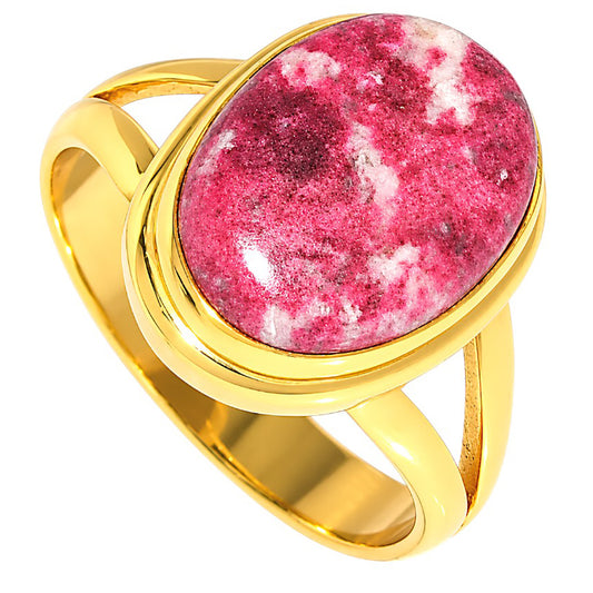 Pink Thulite Ring size-7 RM-1008 TR01682