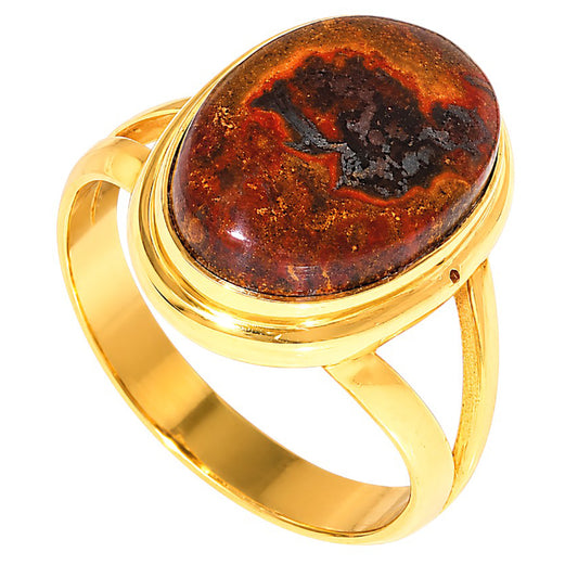 Rare Cady Mountain Agate Ring size-6 RM-1008 TR01715