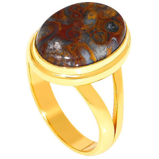 Rare Cady Mountain Agate Ring size-8 RM-1008 TR01721