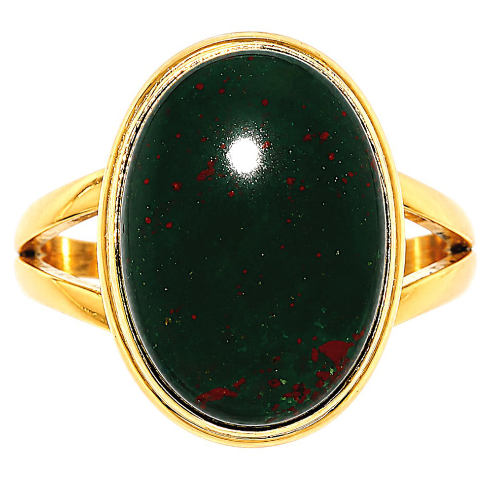 Blood Stone Ring size-9 RM-1008 TR01740