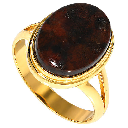 Moss Agate Ring size-10 RM-1008 TR01786