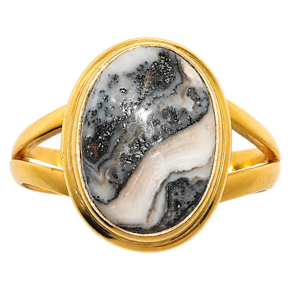 Prairie Agate Ring size-8 RM-1008 TR01793