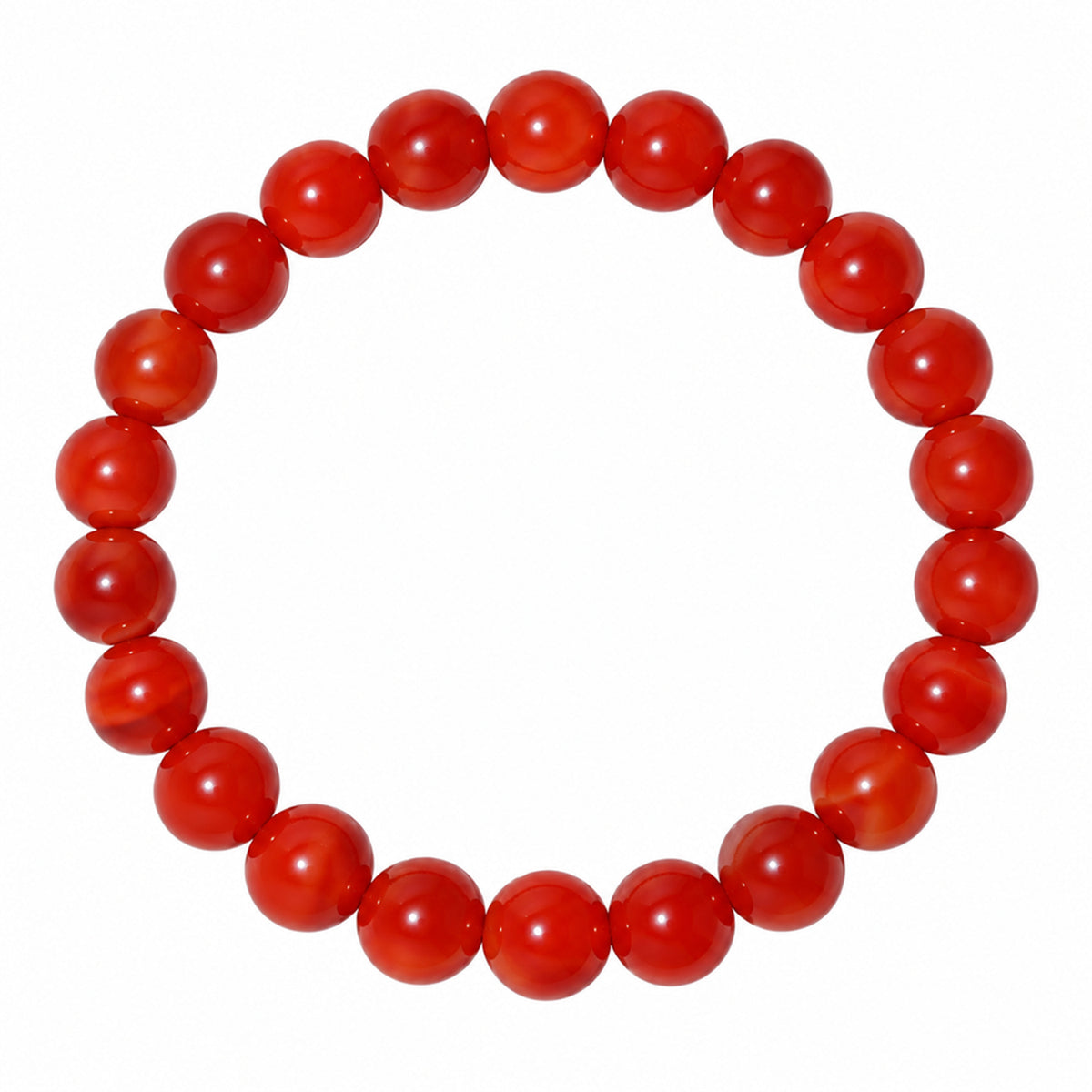 Natural Red Carnelian Unisex Bracelet for Courage, Confidence & Vitality UBB1005