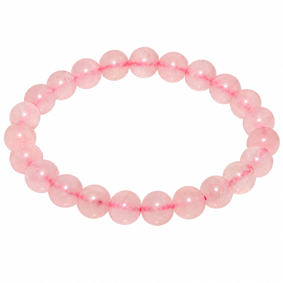 Natural Rose Quartz Unisex Bracelet for Love, Compassion & Emotional Healing UBB1006