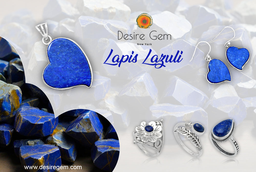 Natural Lapis Lazuli Gemstone Jewelry | Healing Properties & Benefits | Desiregem