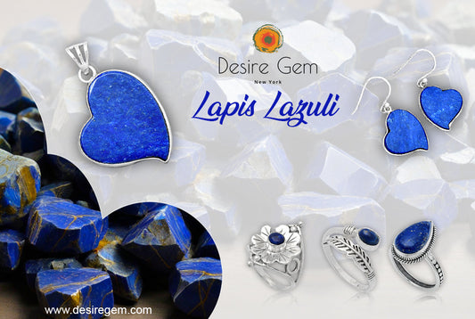 Natural Lapis Lazuli Gemstone Jewelry | Healing Properties & Benefits | Desiregem