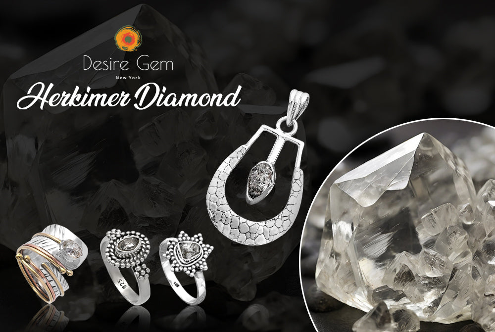 Natural Herkimer Diamond Jewelry – Healing Properties & Wholesale Silver Jewelry | Desiregem