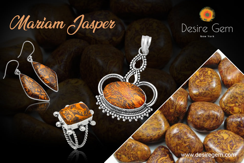 Discover the Beauty and Benefits of Natural Mariam/Miriam Jasper : Calligraphy Stone Jewelry by Desiregem