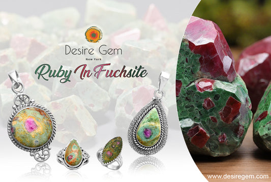 Natural Ruby in Fuchsite: Healing Properties, Birthstone Meaning, Benefits & Silver Jewelry