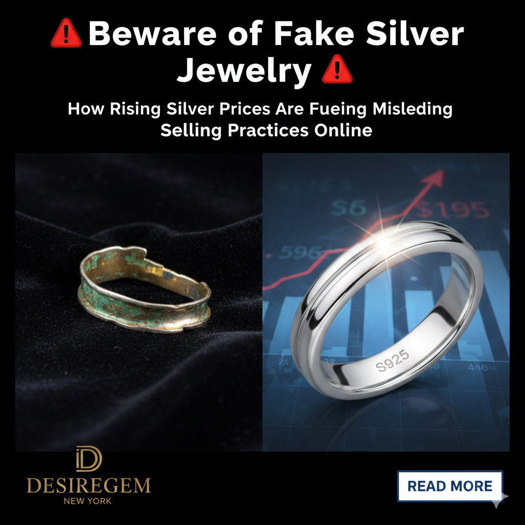 Beware of Fake Silver Jewelry: How Rising Silver Prices Are Fueling Misleading Selling Practices Online