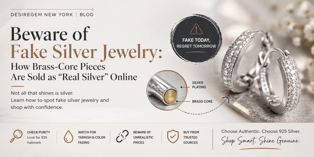 Beware of Fake Silver Jewelry: How Brass-Core Pieces Are Sold as "Real Silver" Online
