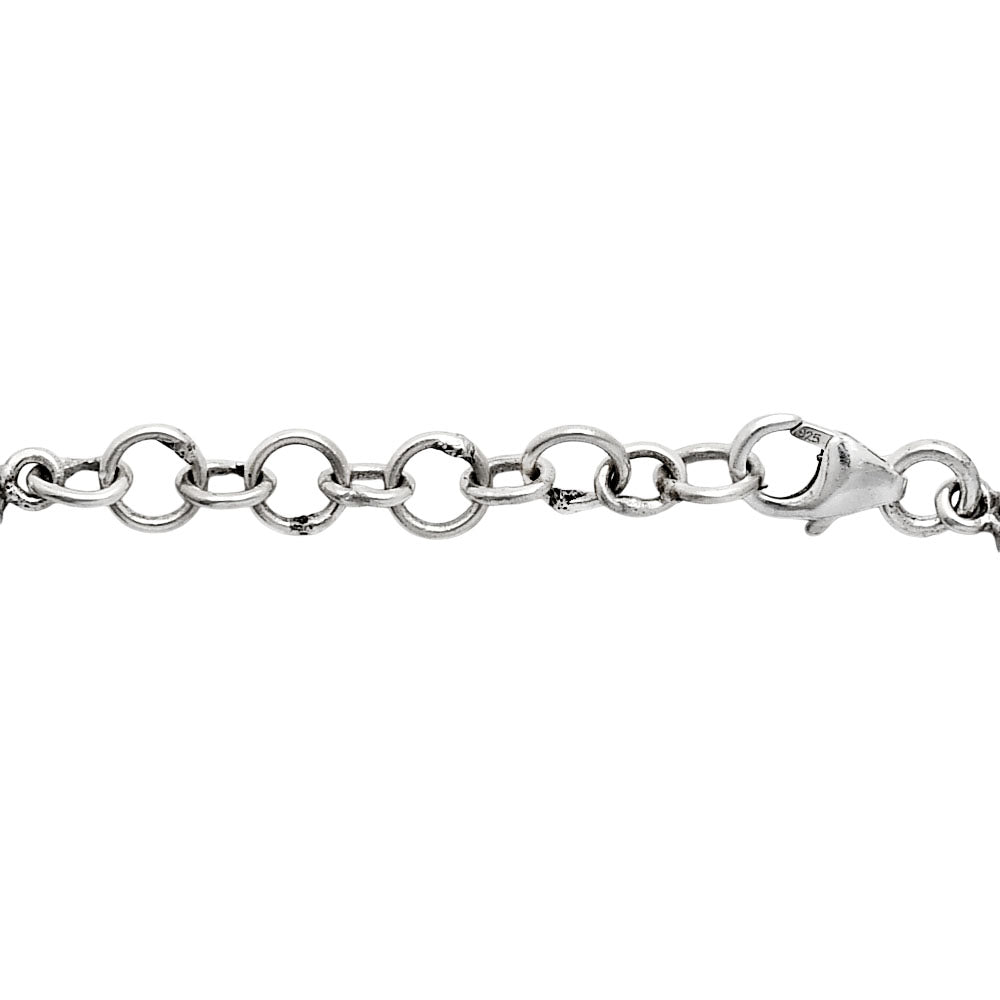 Premium Quality Amethyst Checker Briolette Bracelet B-1001 11-EB10014