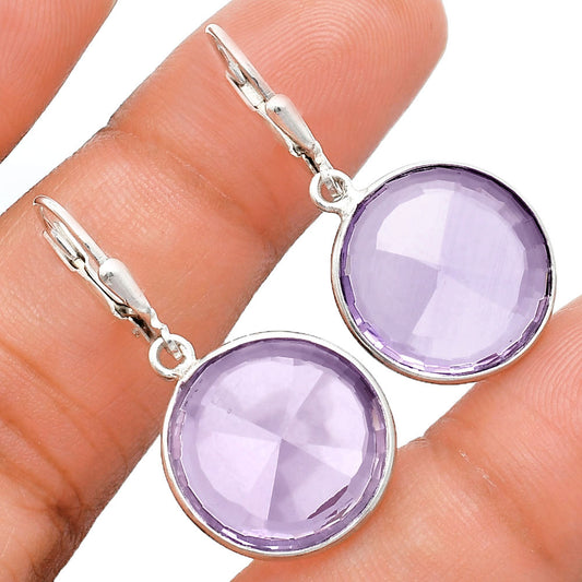 Fancy Cut Premium Quality Amethyst Earrings E-1254 11-EE10003
