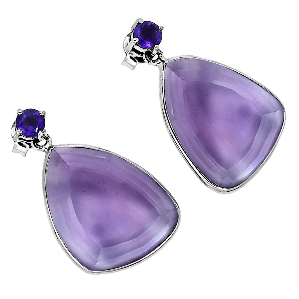 Premium Quality Amethyst - Brazil Earrings E-1256 11-EE10011