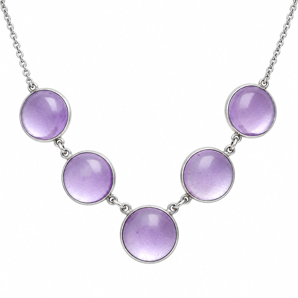 Premium Quality Amethyst Cab - Brazil Necklace N-1013 11-EN10001