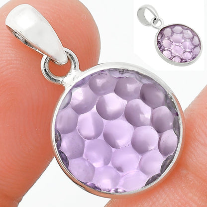 Fancy Cut Premium Natural Amethyst Pendant P-1001 11-EP10002