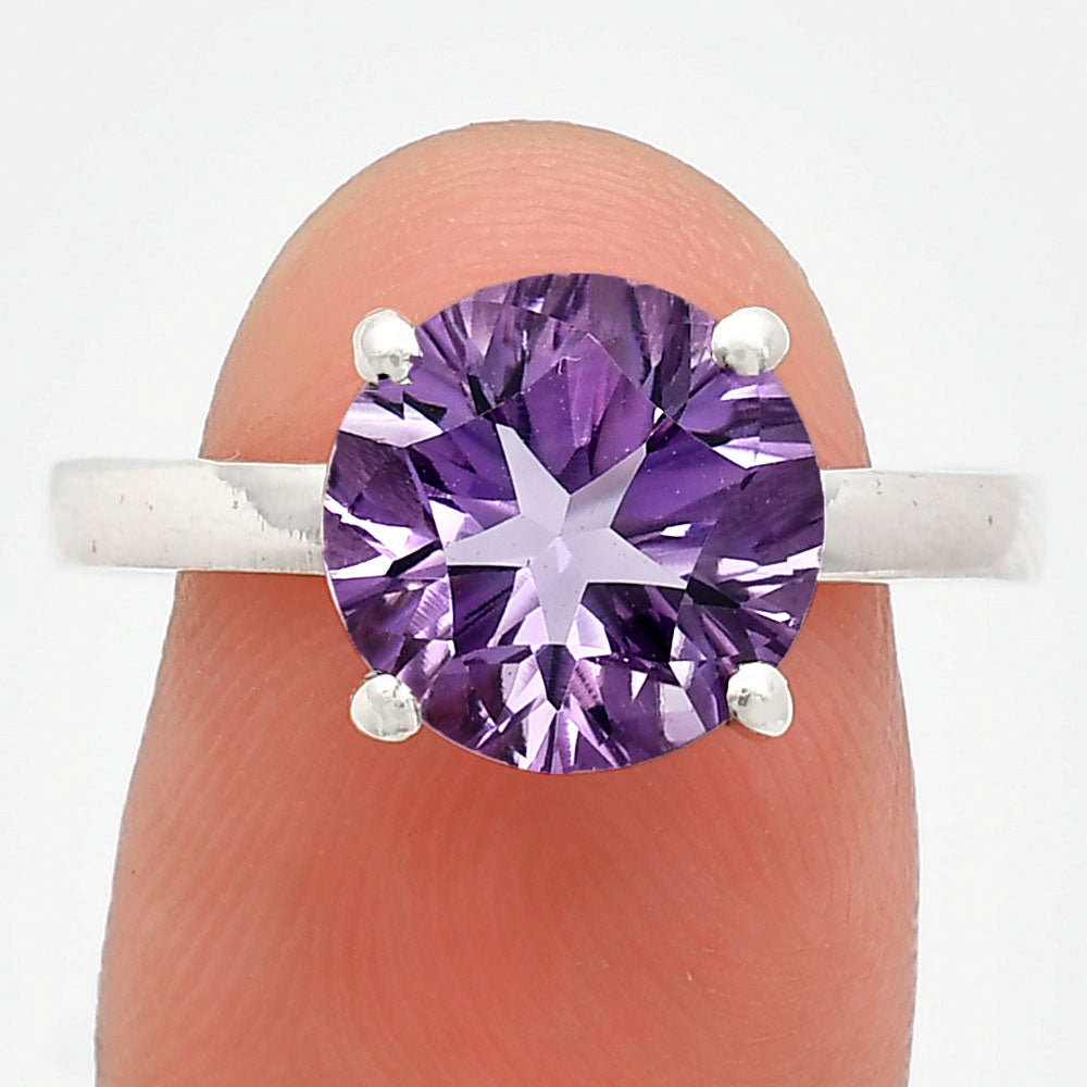 Fancy Cut Premium African Amethyst Ring size-9.5 R-1019 11-ER10015
