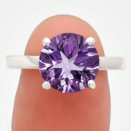 Fancy Cut Premium African Amethyst Ring size-9.5 R-1019 11-ER10015