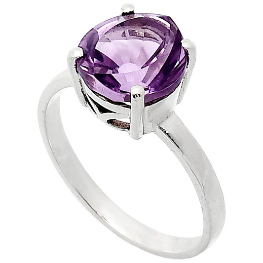 Fancy Cut Premium African Amethyst Ring size-9 R-1019 11-ER10016