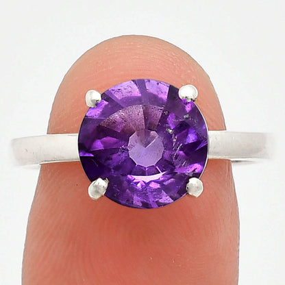 Fancy Cut Premium African Amethyst Ring size-9.5 R-1019 11-ER10022