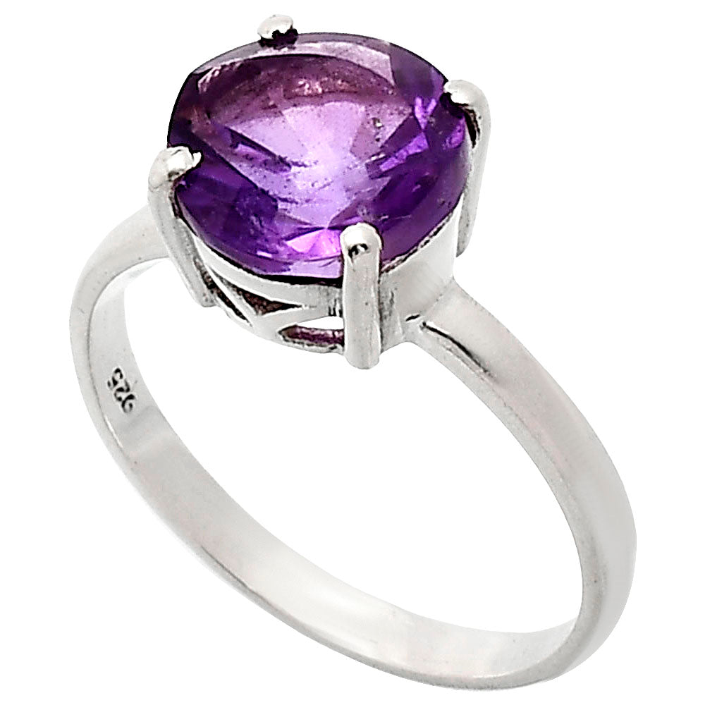 Fancy Cut Premium African Amethyst Ring size-9.5 R-1019 11-ER10022