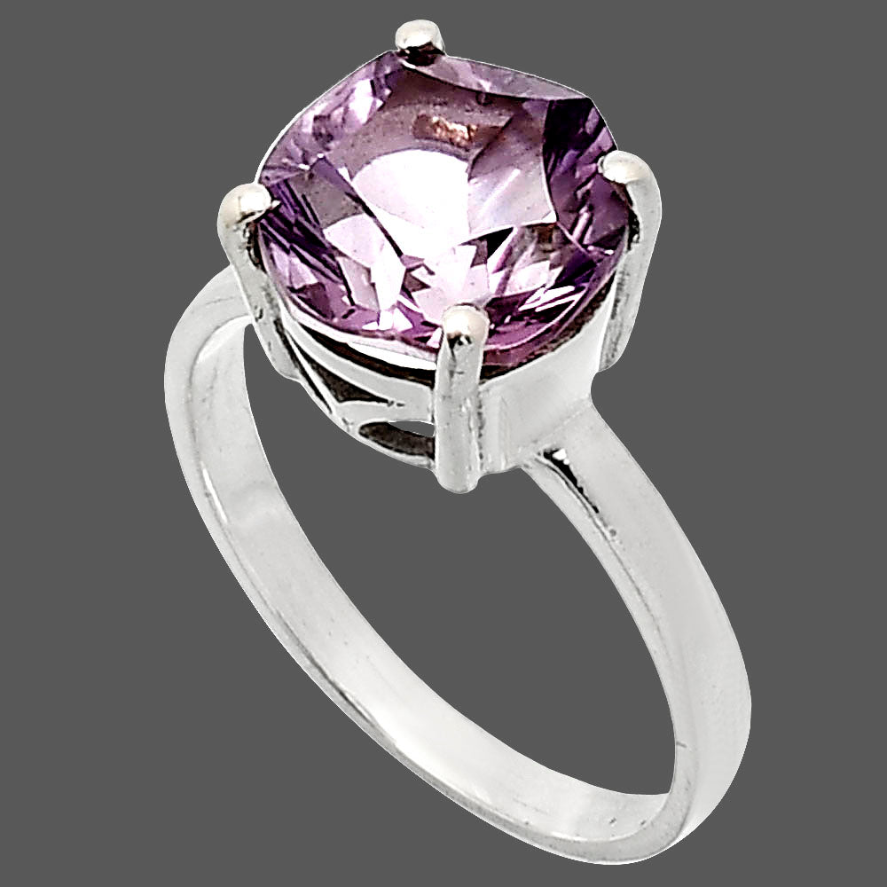 Fancy Cut Premium African Amethyst Ring size-7.5 R-1019 11-ER10026