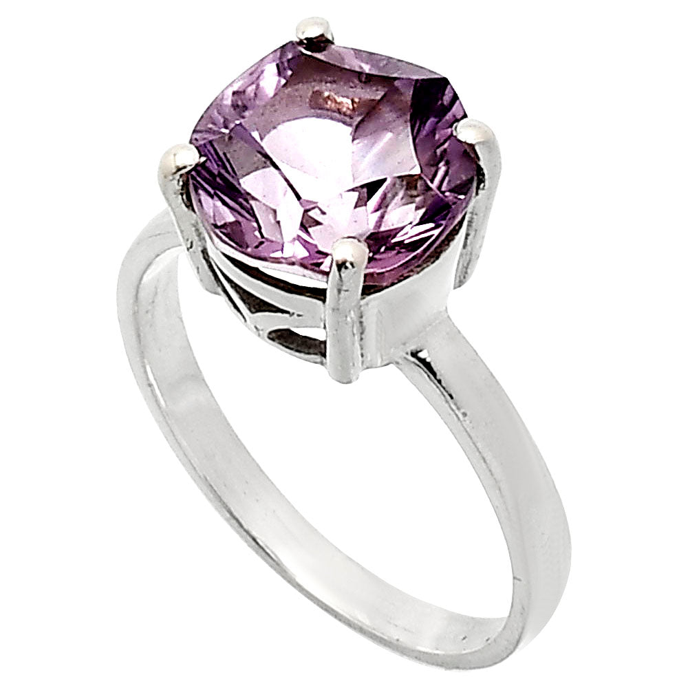Fancy Cut Premium African Amethyst Ring size-7.5 R-1019 11-ER10026