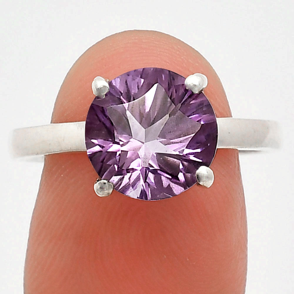 Fancy Cut Premium African Amethyst Ring size-9.5 R-1019 11-ER10029
