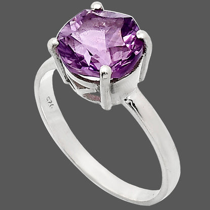 Fancy Cut Premium African Amethyst Ring size-9.5 R-1019 11-ER10029