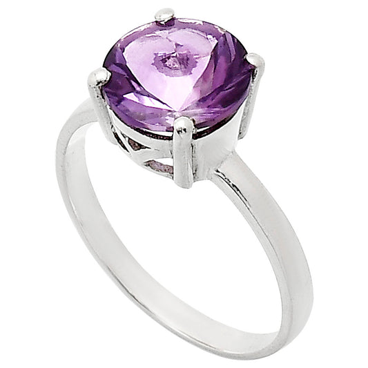 Fancy Cut Premium African Amethyst Ring size-9.5 R-1019 11-ER10033
