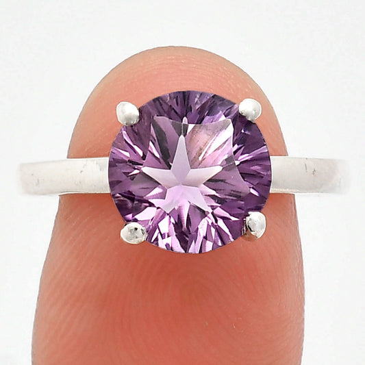 Fancy Cut Premium African Amethyst Ring size-9.5 R-1019 11-ER10043