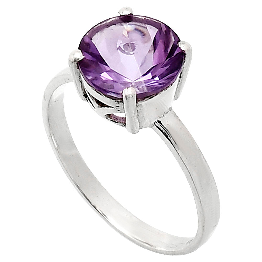 Fancy Cut Premium African Amethyst Ring size-9.5 R-1019 11-ER10044