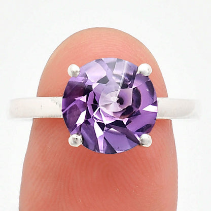 Fancy Cut Premium African Amethyst Ring size-9.5 R-1019 11-ER10045