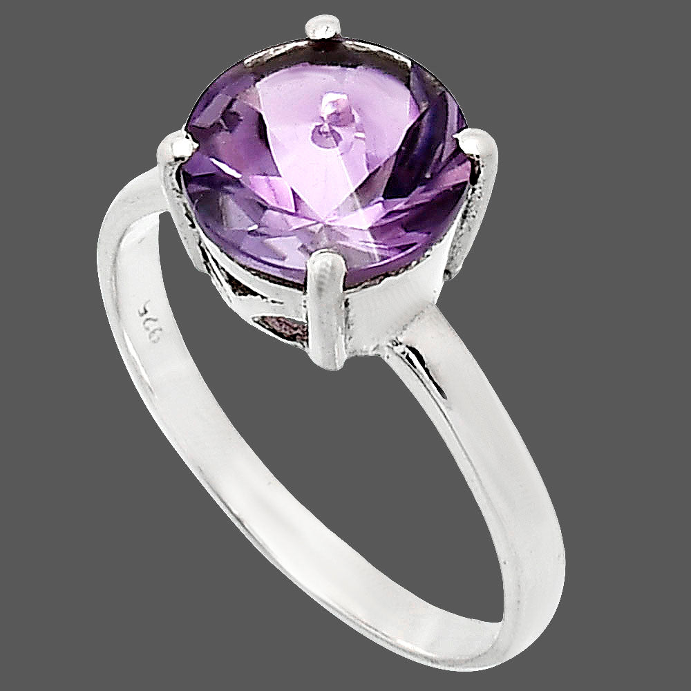 Fancy Cut Premium African Amethyst Ring size-9.5 R-1019 11-ER10045