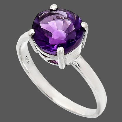 Fancy Cut Premium African Amethyst Ring size-9.5 R-1019 11-ER10052