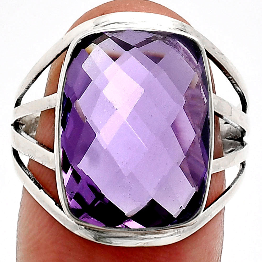 Premium Quality Amethyst - Brazil Ring size-8 R-1219 11-ER10060