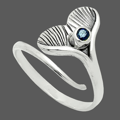 Premium Quality Mermaid Tail Charm - Amethyst Ring size-9 R-1070 11-ER10067