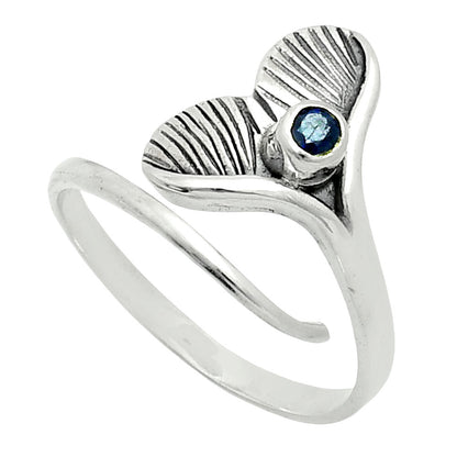 Premium Quality Mermaid Tail Charm - Amethyst Ring size-9 R-1070 11-ER10067