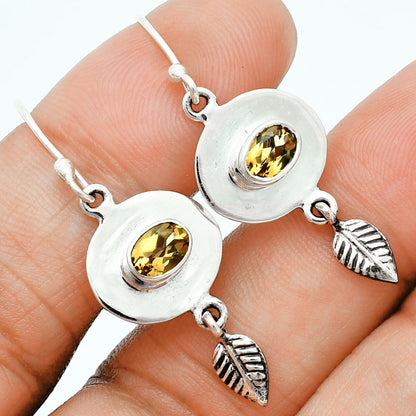 Premium Quality Natural Citrine Earrings E-1230 12-EE10100
