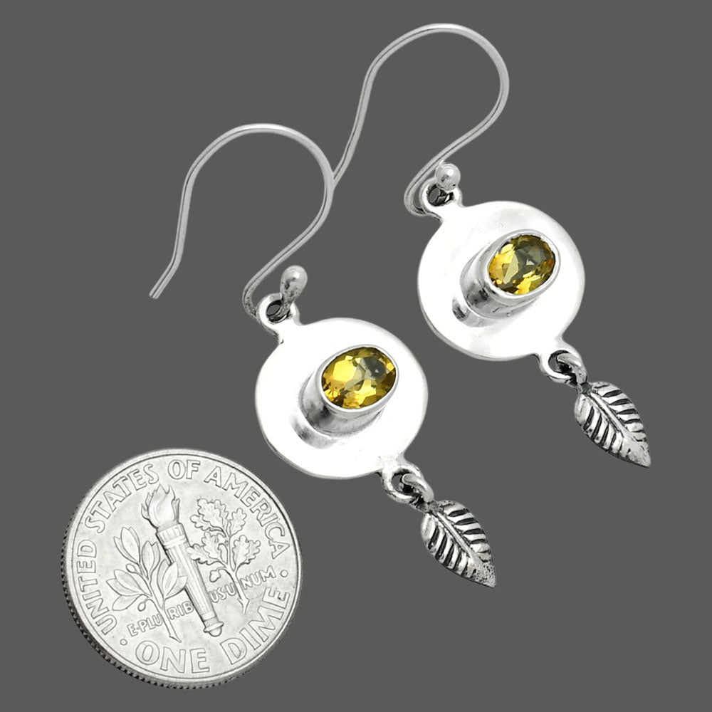 Premium Quality Natural Citrine Earrings E-1230 12-EE10101