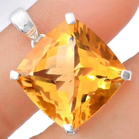 Premium Quality Natural Citrine Pendant P-1013 12-EP10035